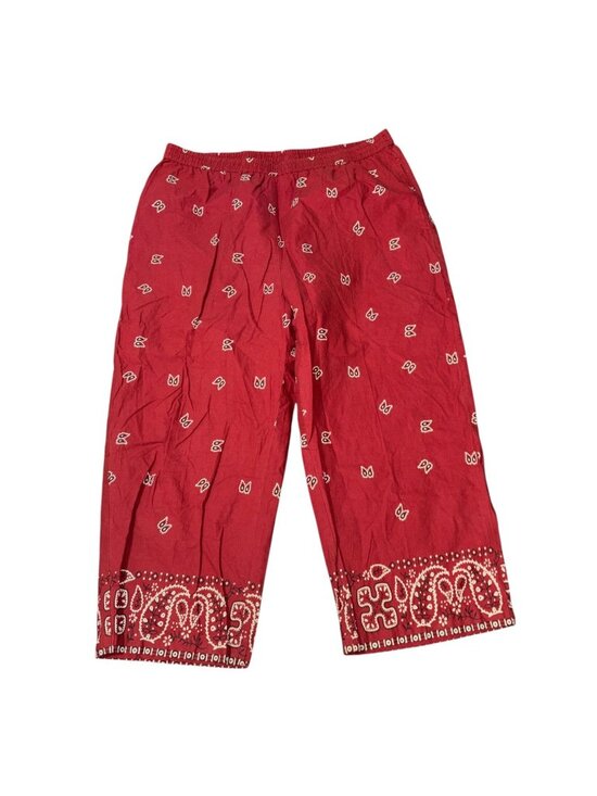Other - Country Store Large Cropped Sleep Pants Red